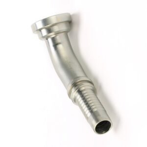 SAE 1 1/4" 6000PSI 45° Elbow Flange X 1 1/4" Hose End