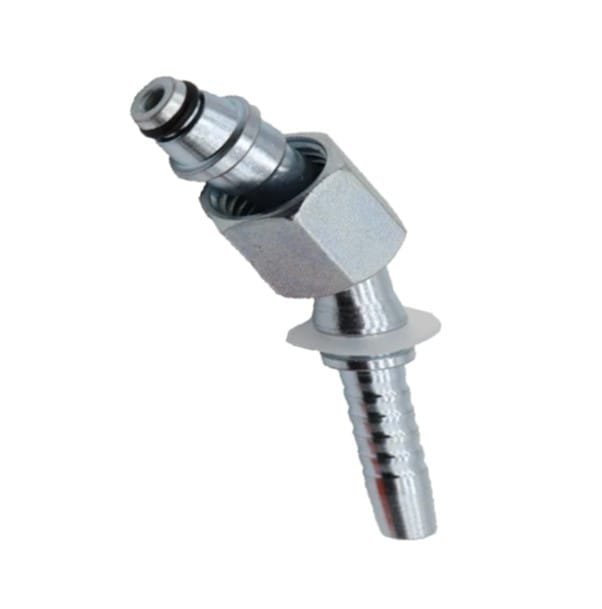 2W-M4FSO.sgl_.jpg Metric Female 06 Light 45° Elbow 1/4" Hose End