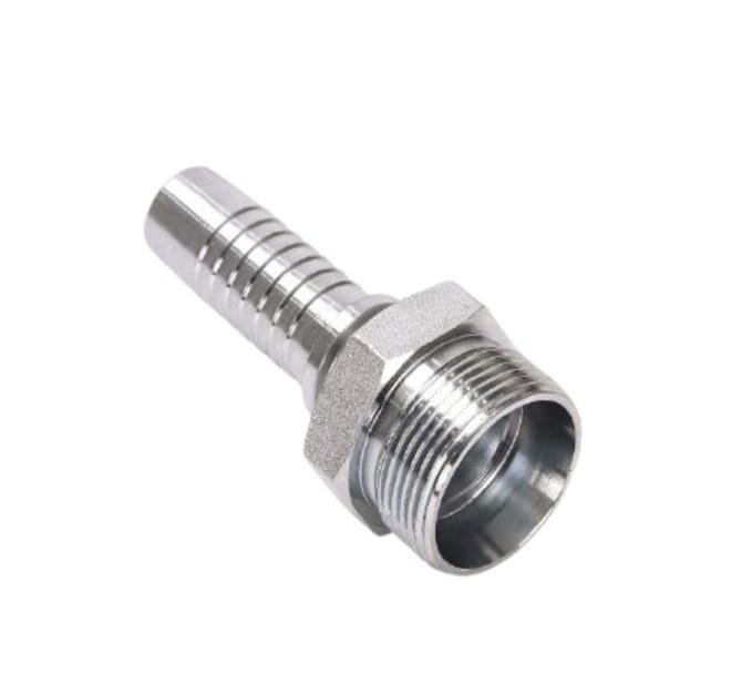 Metric Heavy 06S Male X 1/4" Hose End