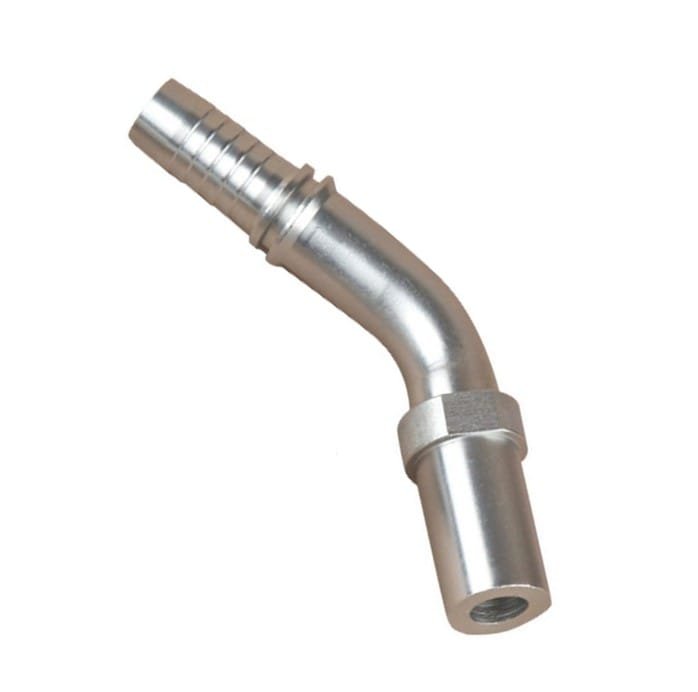 Metric 15mm Standpipe 45° Elbow X 1/2" Hose End