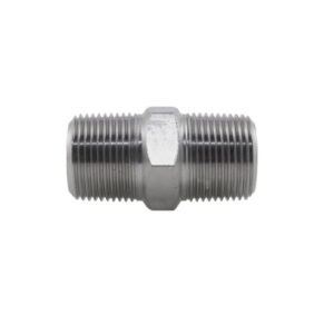 316SS 1/2" NPT Male Hex Nipple