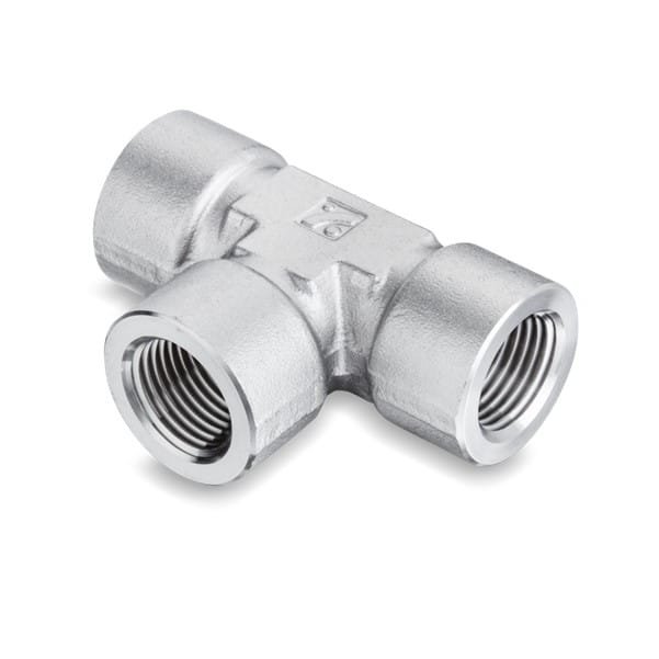 AC-1212TT.jpg 316SS NPT 1/4" Female Equal Tee
