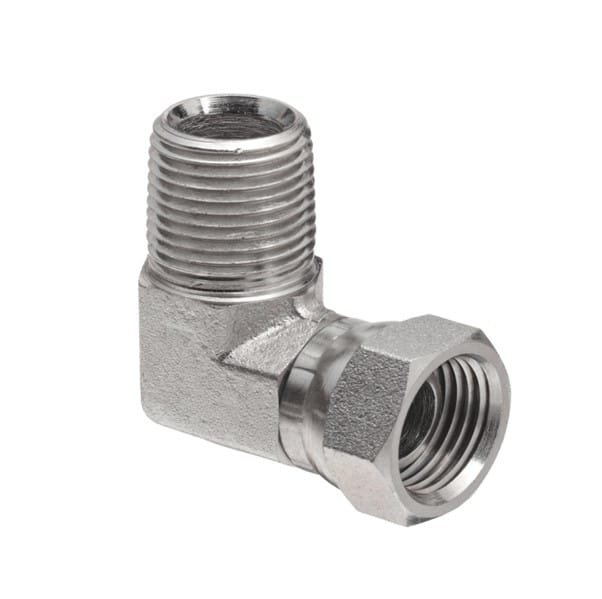 AS-1013E9.jpg NPT M 1/8" x NPT F Swivel 1/4" 90° Elbow