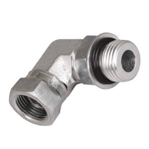 BSP M 3/4" ED + Locknut x BSP F Swivel 3/4" 90° Elbow