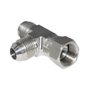 JIC M M F Swivel 1" Run Tee