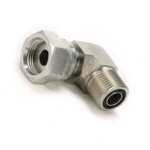 ORFS 1/2" M x ORFS 1/2" F Swivel 90° Elbow