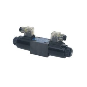 NG6 DC Dbl Solenoid Valve, Spring Centered, 3Pos, All Ports Open in Neutral