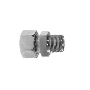 316SS 12L Metric Male to 1/2" NPT Male