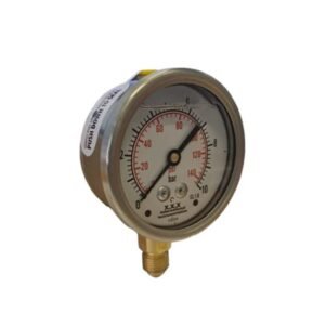 10 Bar Bottom Entry 63mm Pressure Gauge