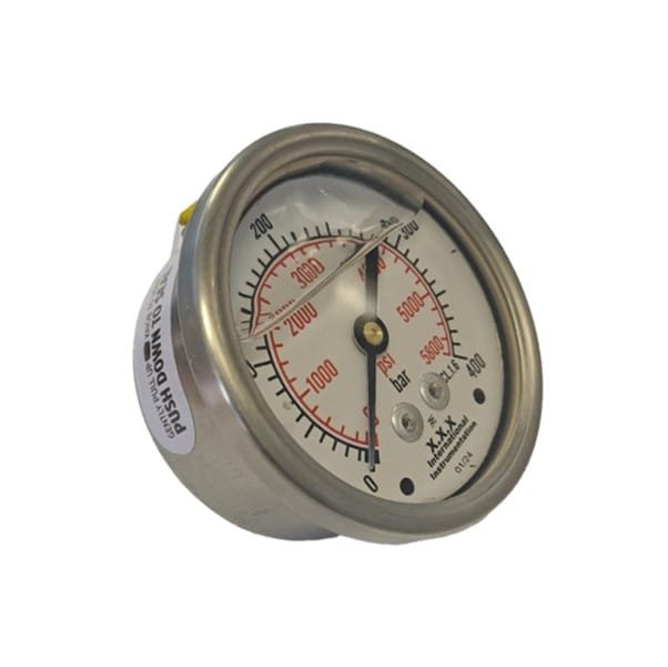 PGR63-400.jpg 400 Bar Back Entry 63mm Pressure Gauge