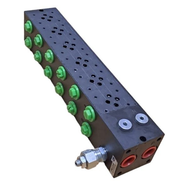SUB-EM2136X2F.jpg NG6 6-Station Subplate with Relief, A-B on Side G06, P-T on Ends G08