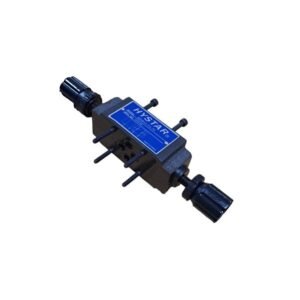 NG6 Sandwich Dual Flow Control plus Check Valve, On A and B, Meter In