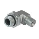 BSP M x BSP M ED and Locknut 90° Elbow