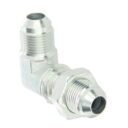 JIC M x M Bulkhead and Locknut 90° Elbow