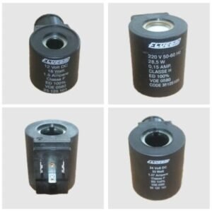 Cartridge valve coils